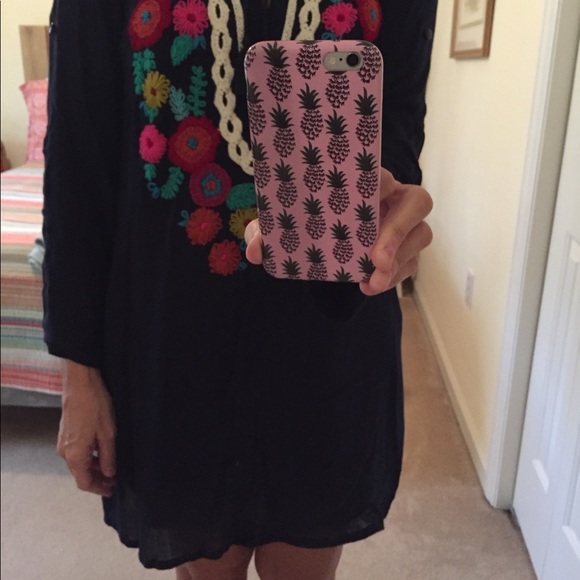 Judith March Dresses & Skirts - Judith March NWT gorgeous embroidered navy dress S